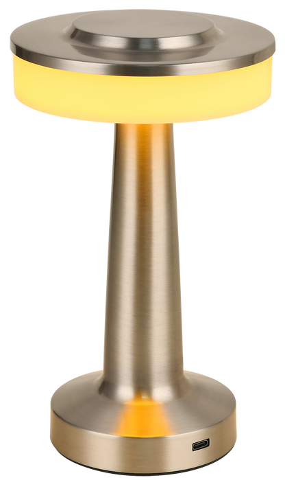 Lámpara de mesa 2G Basics Tecnohome dorado con luz led ajustable
