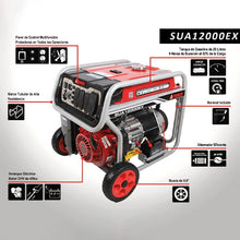 Generador portátil de gasolina AIPOWER SUA12000EX
