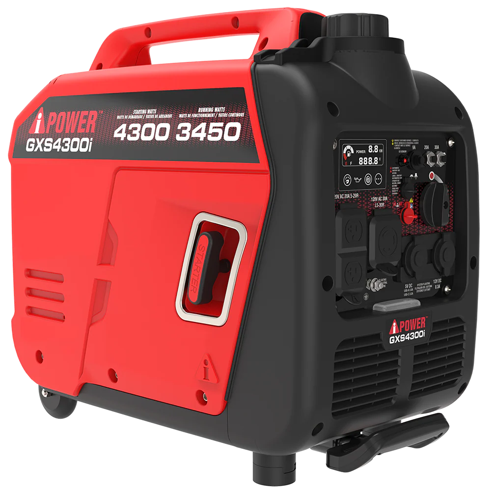 Generador inversor portátil AIPOWER GXS4300I de 4300W con alerta de CO
