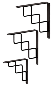 Mensula escalera de acero AKSI negro