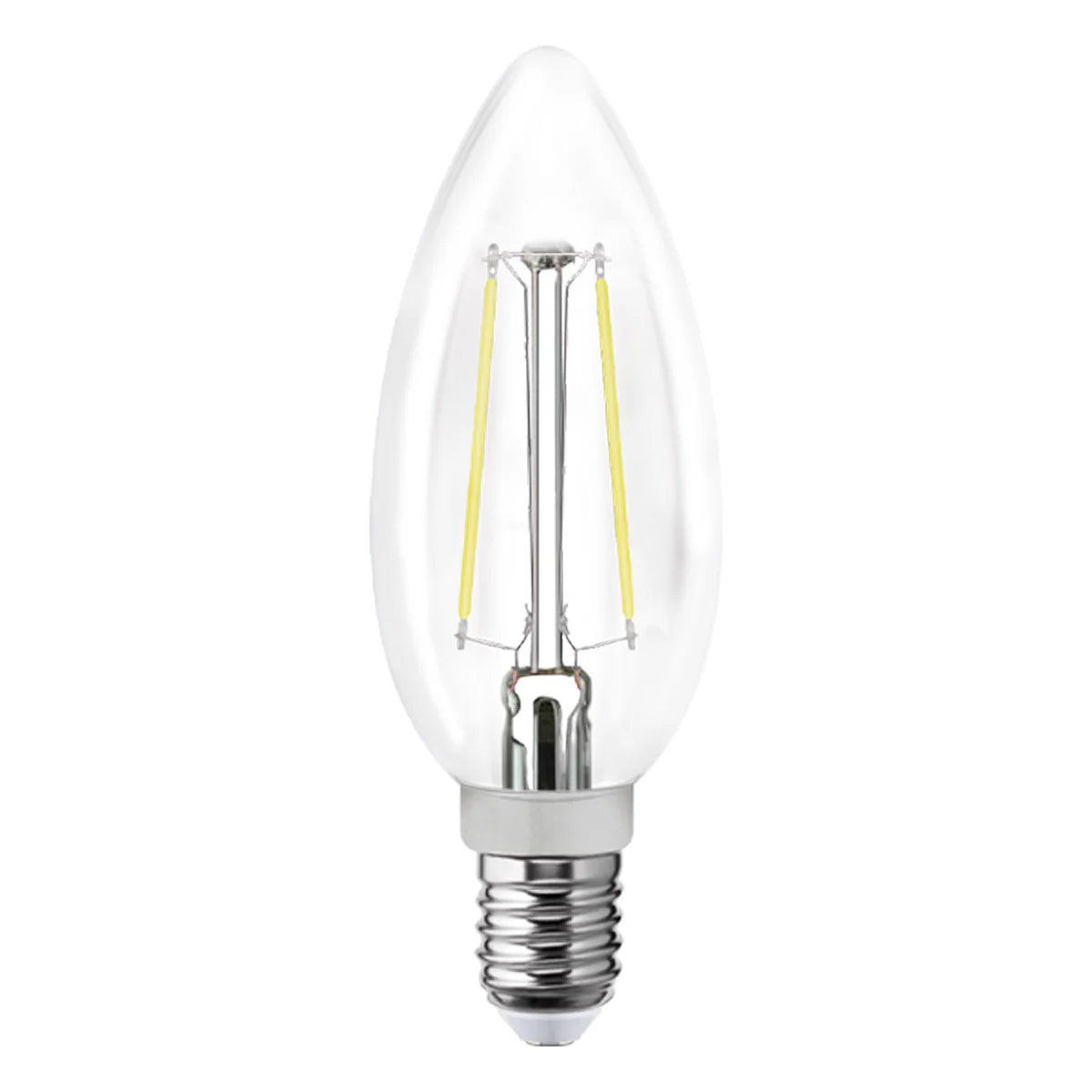 AKSI Foco led vela de filamentos luz cálida E12 2W