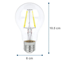 AKSI foco de filamentos 4W A19 base E27 luz blanca