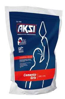 AKSI Cemento para construcción y acabados de 1.5 kg