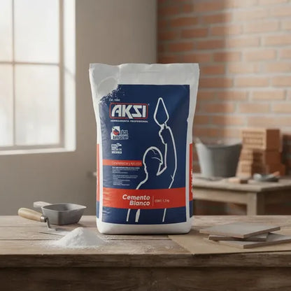 AKSI Cemento para construcción y acabados de 1.5 kg
