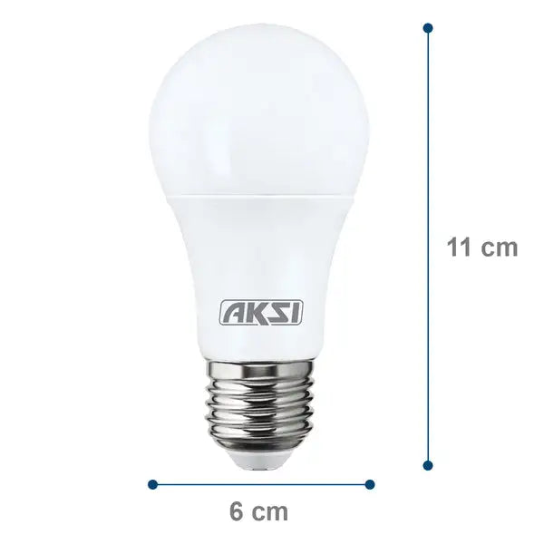 AKSI foco led 7W A19 base E27 luz blanca