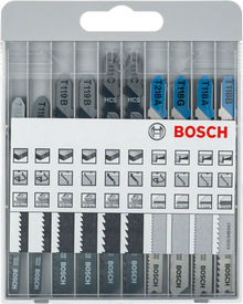 Juego de hojas de sierra de calar Bosch Basic para madera y metal 10 piezas