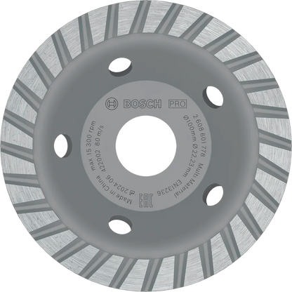 Disco diamantado para desbaste multimateriales Bosch para amoladoras