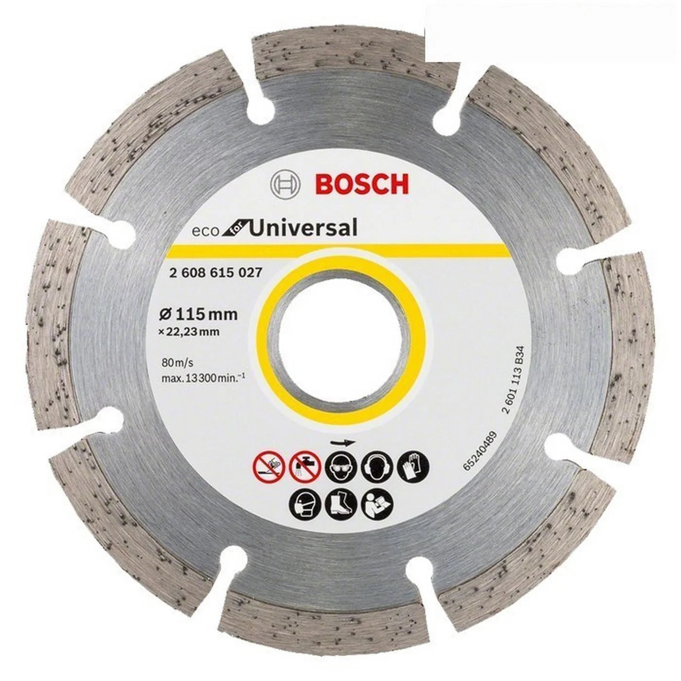 Disco de diamante segmentado Bosch de 4-1/2" para mampostería