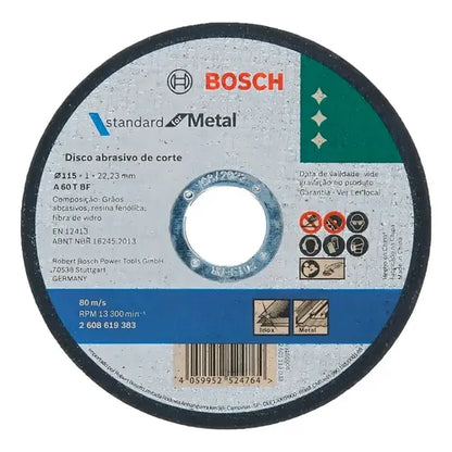 Disco de corte para esmeril Standar for Metal Bosch de 7"