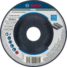 Disco de desbaste PRO Metal Bosch de 4-1/2"