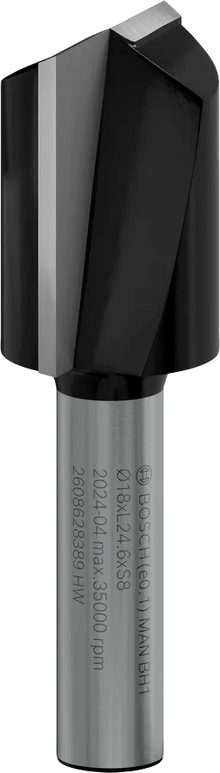 Fresa recta Bosch Pro de 1/2"
