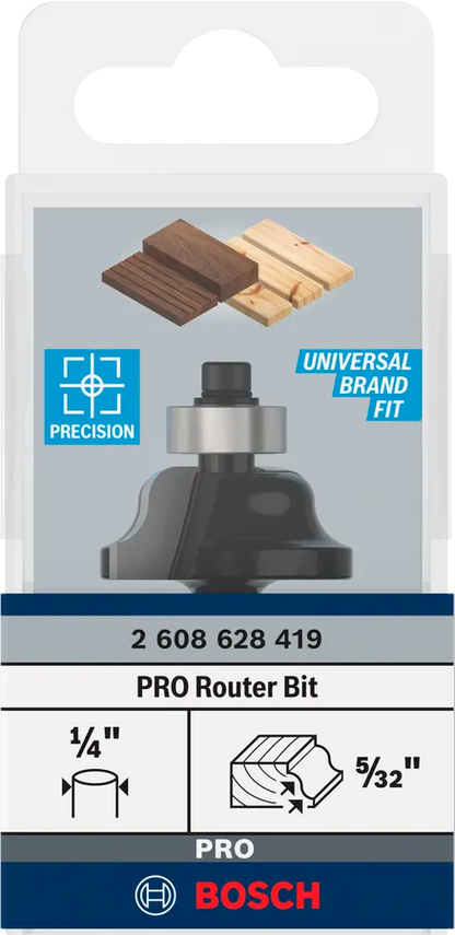 Fresa de perfil romano Bosch Pro de 5/32"