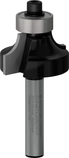 Fresa para redondeo de bordes Bosch Pro de 1/4"