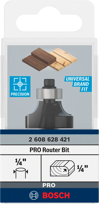 Fresa para redondeo de bordes Bosch Pro de 1/4"