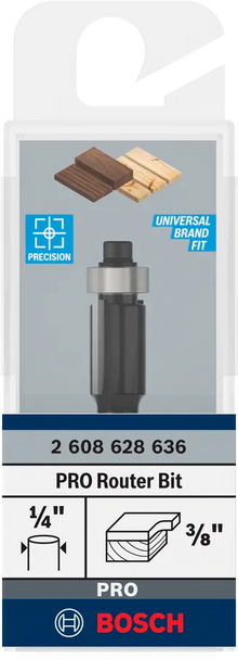 Fresa cortadora con balero Bosch Pro de 3/8"