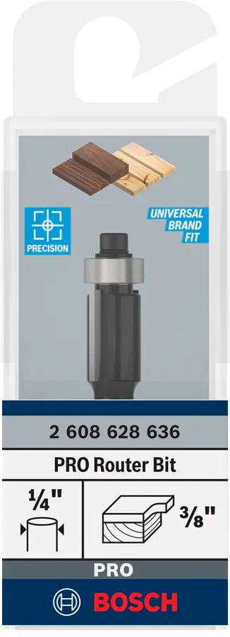 Fresa cortadora con balero Bosch Pro de 3/8"