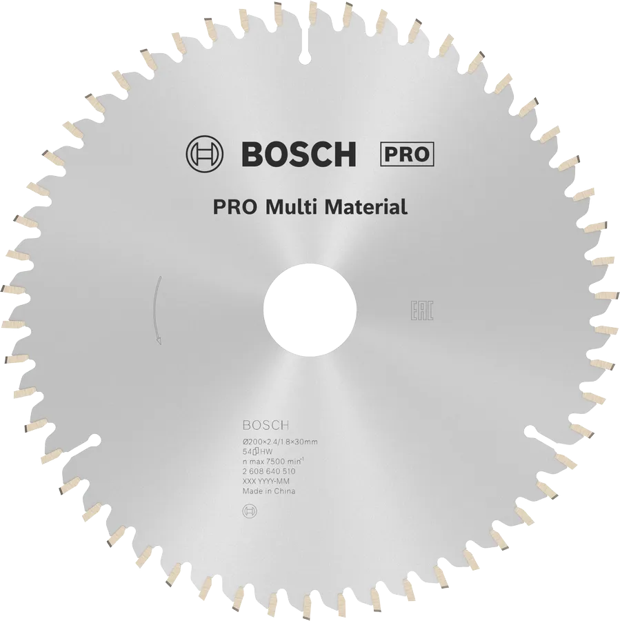 Disco de sierra circular Bosch PRO multimateriales de 40 dientes
