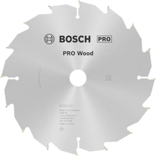 Disco Bosch Pro Wood para sierras circulares con 16 dientes para corte rapido