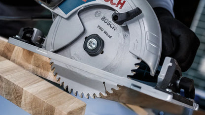 Disco Bosch Pro Wood para sierras circulares con 16 dientes para corte rapido