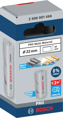 Broca sierra Bosch Pro multimateriales de 22 mm