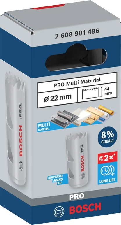 Broca sierra Bosch Pro multimateriales de 22 mm
