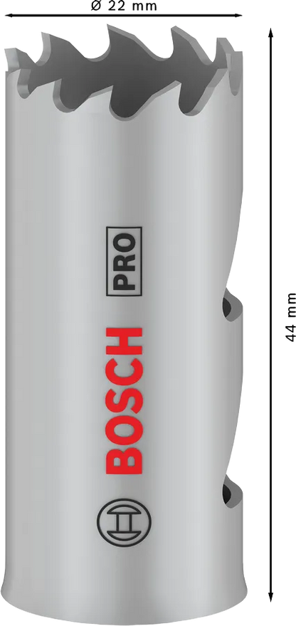 Broca sierra Bosch Pro multimateriales de 22 mm