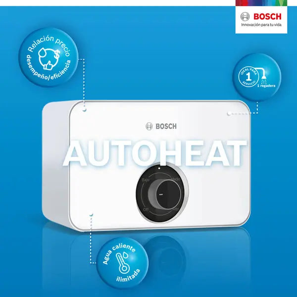 Calentador eléctrico Autoheat Bosch de 9kW 220V para 1 servicio