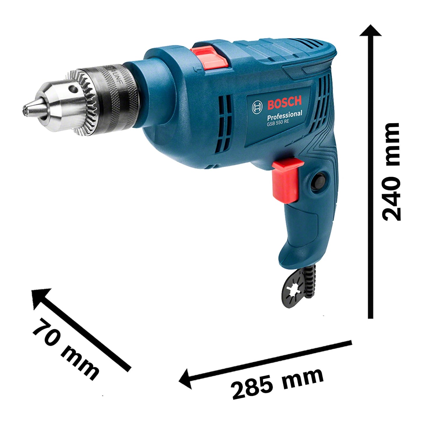 Rotomartillo Bosch Professional GSB 550 RE 127V