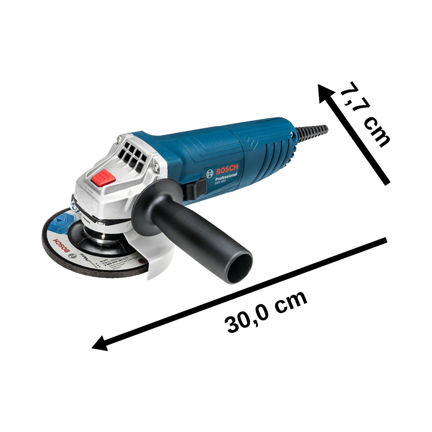 Mini esmeril Bosch GWS 850 EJE M 14 de 850W