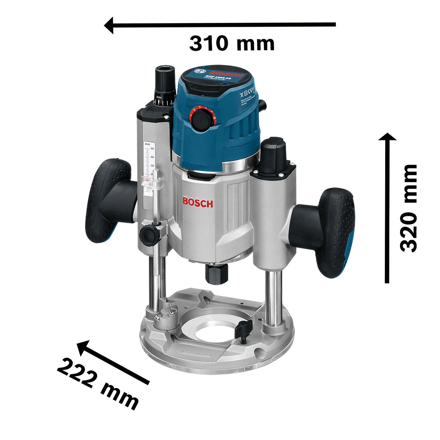 Router con base de inmersion Bosch GOF 1600 CE