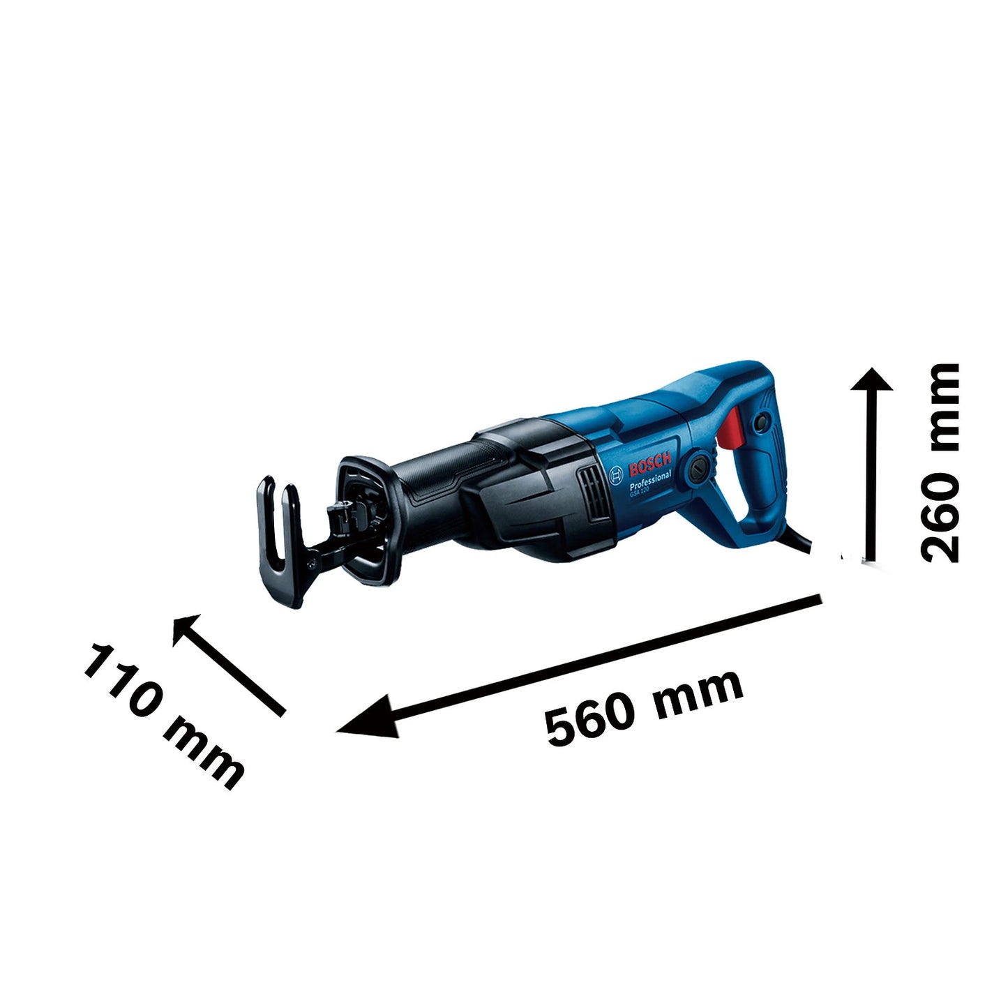 Sierra sable Bosch Professional GSA 120 de 1200W