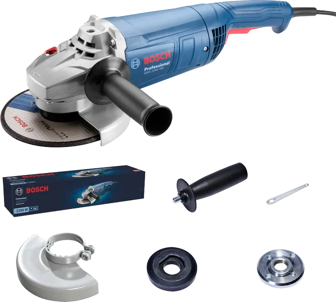 Esmeriladora angular de 7" Bosch GWS 2200-180 vulcano