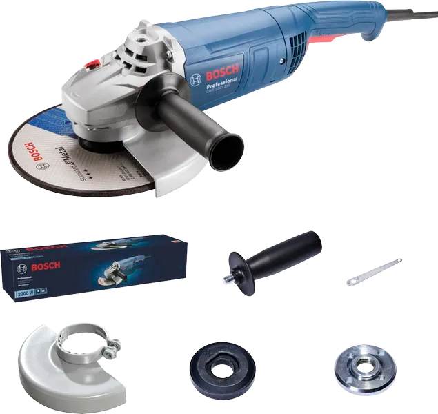 Esmeriladora angular de 9" Bosch GWS 2200-230 vulcano