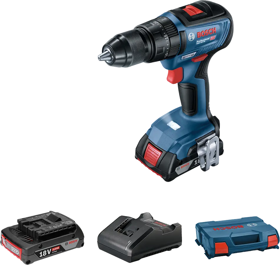 Taladro percutor atornillador Bosch Professional Heavy Duty GSB 18V-50