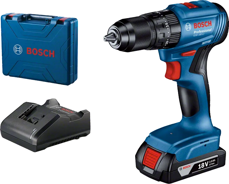 Taladro Percutor Atornillador Bosch Professional GSB 185-LI de 18V