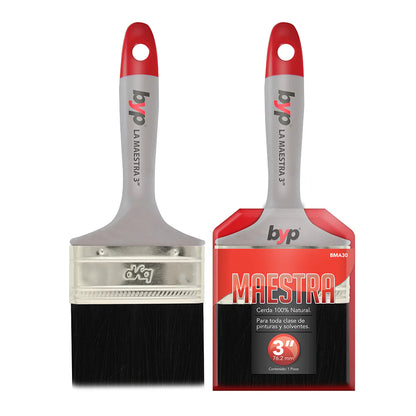 Brocha de cerda natural BYP La maestra