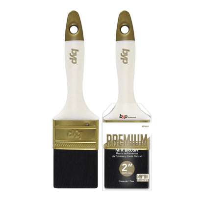 Brocha premium mix de poliéster y cerda natural BYP