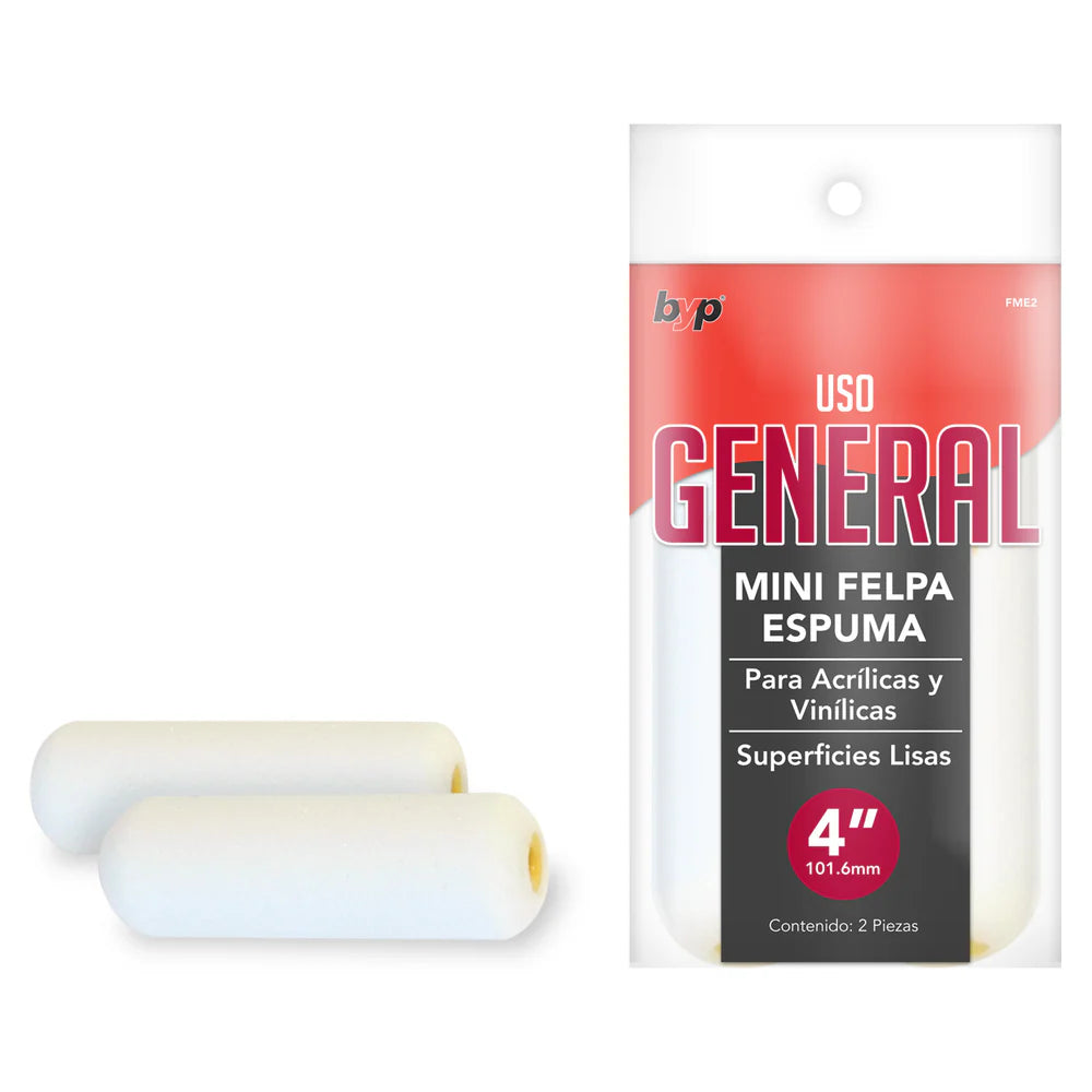 Mini felpa de espuma para superficies lisas BYP 2 piezas