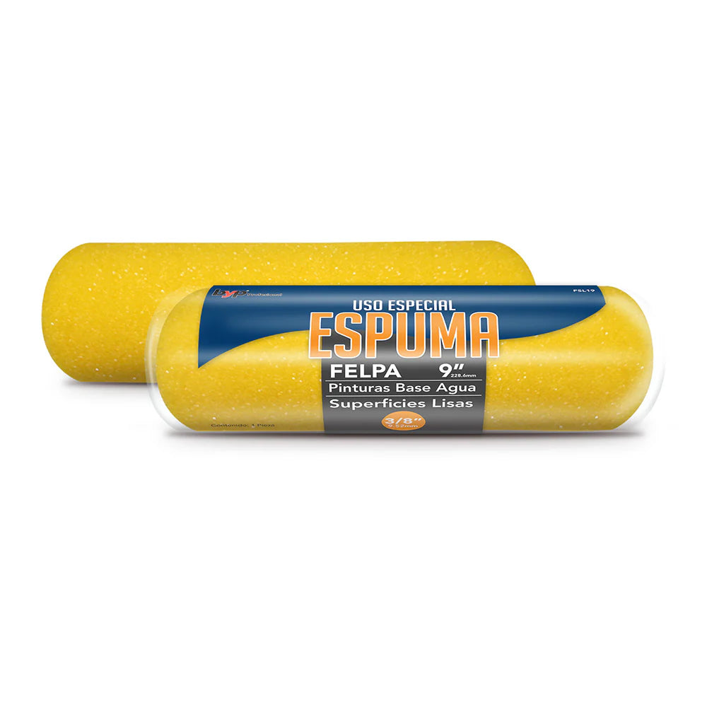 Felpa de espuma BYP para superficies lisas 3/8"