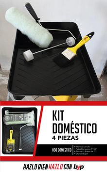 Kit doméstico para pintar BYP de 4 piezas