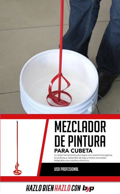 Mezclador de pintura para cubeta BYP