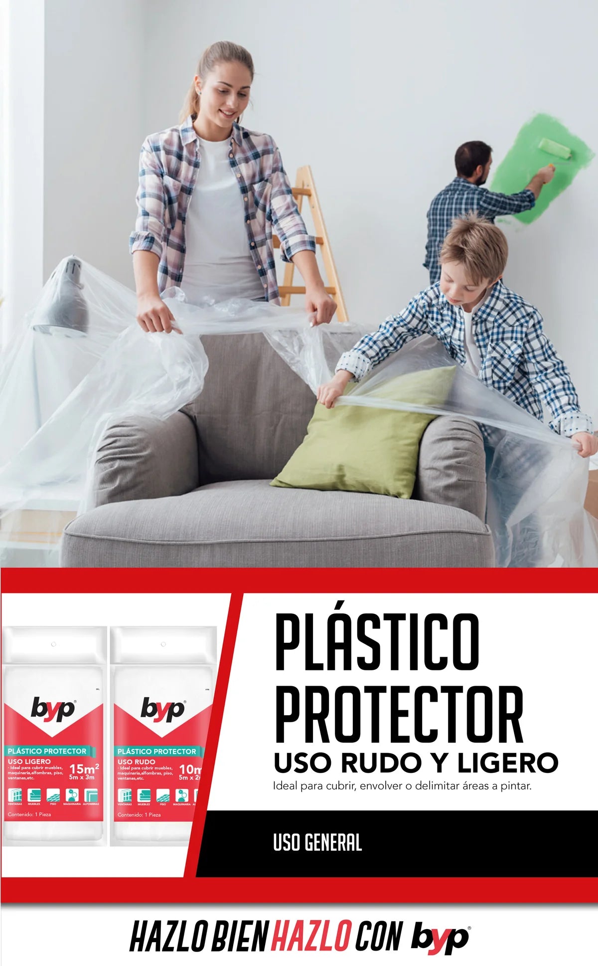 Plastiprotector BYP para uso rudo 10 m2
