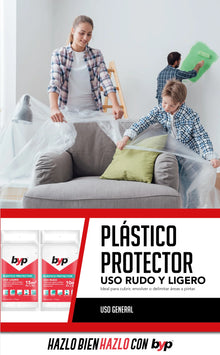 Plastiprotector BYP para uso ligero 15 m2