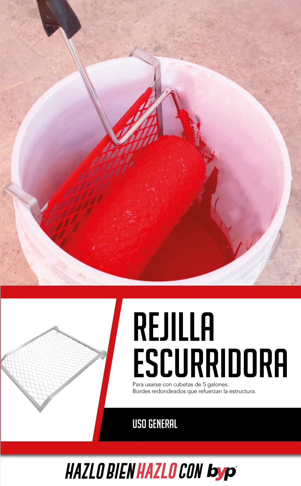 Rejilla escurridora BYP para pintura