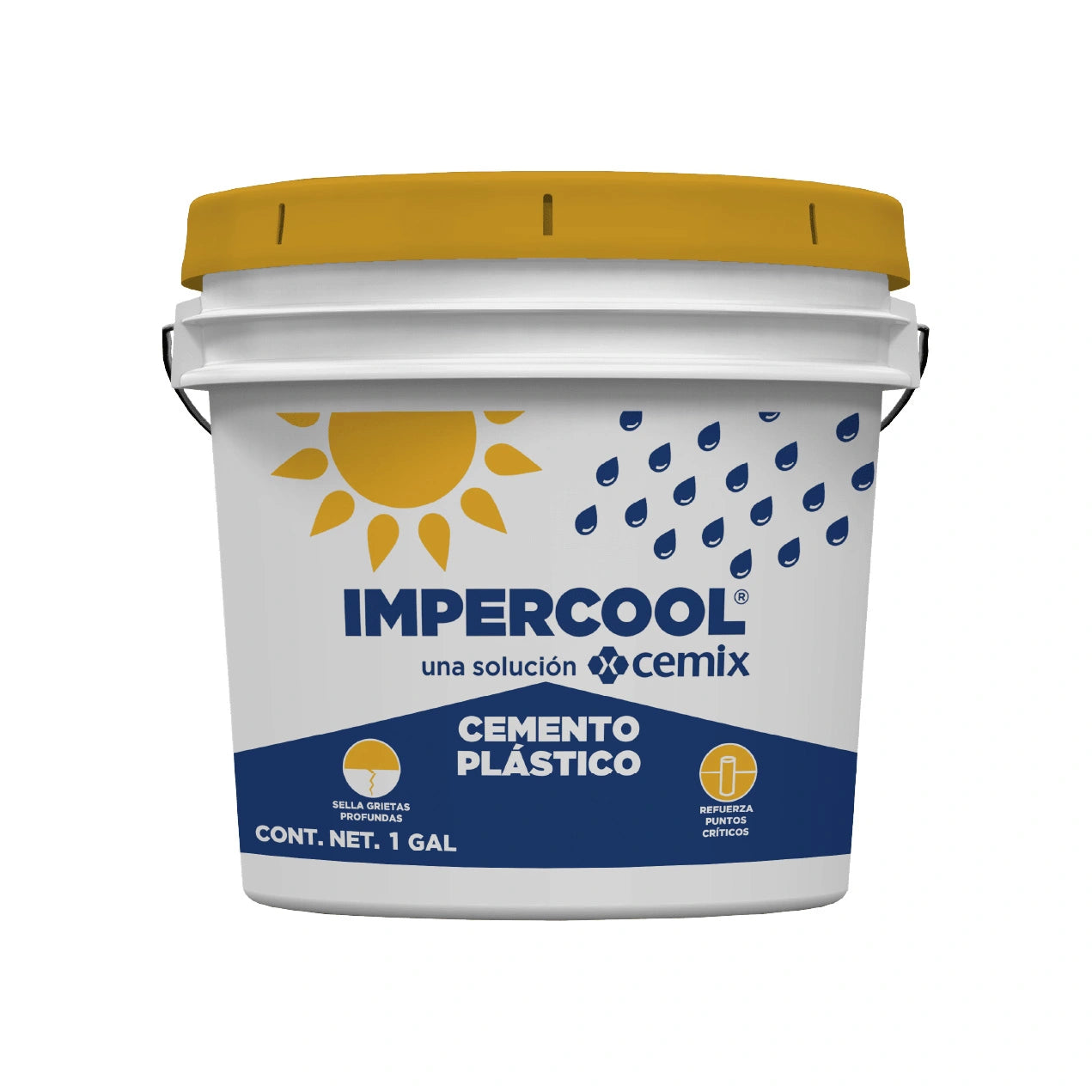 CEMIX Cemento plástico blanco 3.78 litros