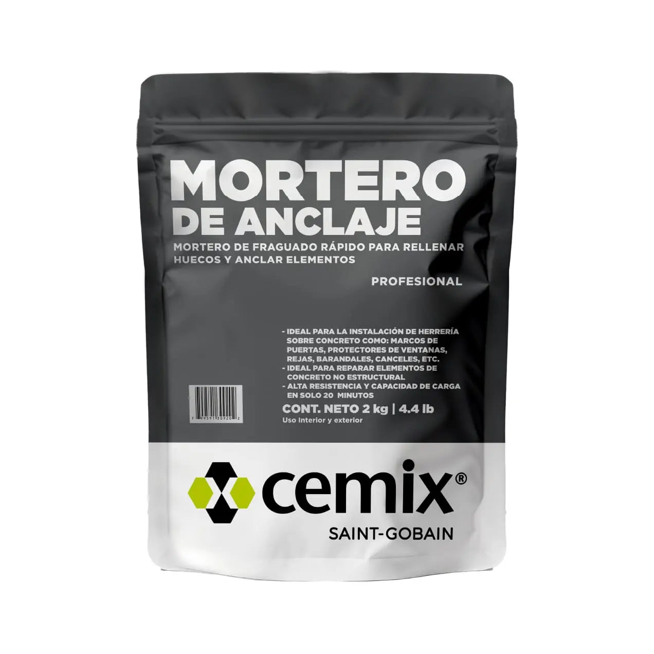 Mortero de anclaje CEMIX de 2 kg