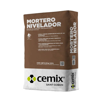 CEMIX Mortero nivelador gris 25 kg