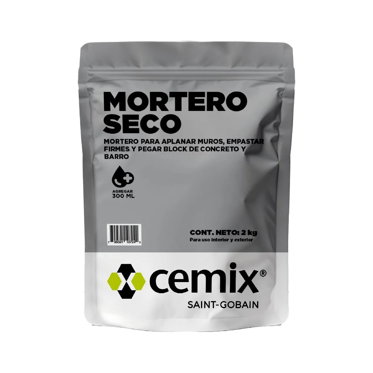 CEMIX Mortero seco gris 2 kg