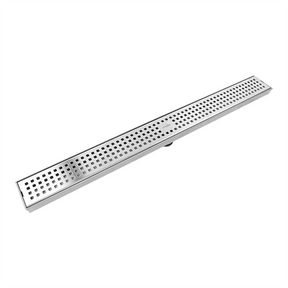 Coladera lineal residencial de acero inoxidable Coflex de 80 cm