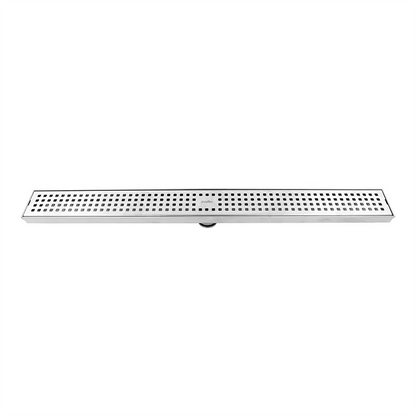 Coladera lineal residencial de acero inoxidable Coflex de 80 cm